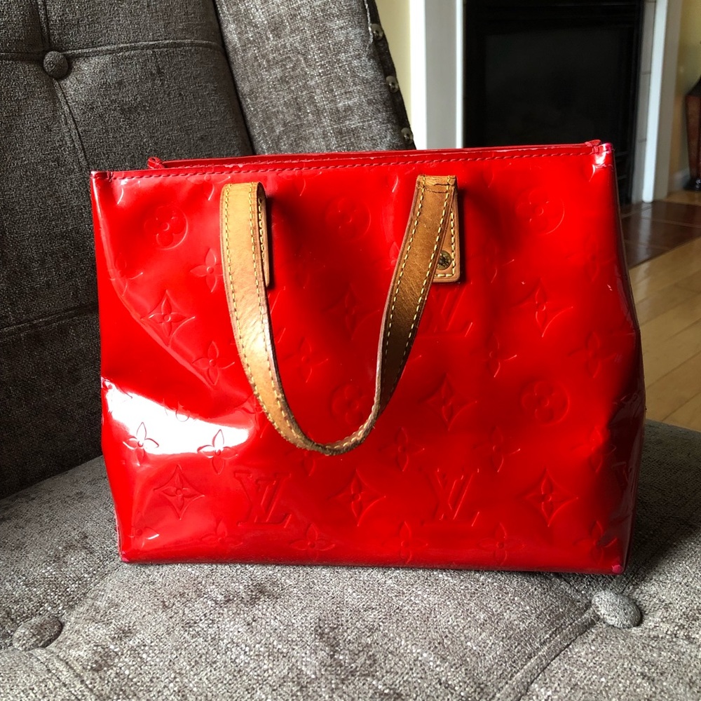 Louis Vuitton Red Vernon Bag